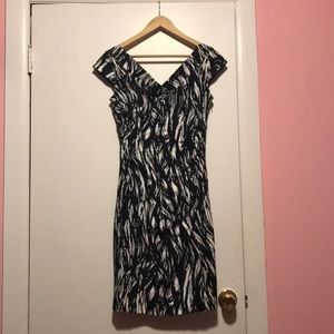 Black off the shoulder dress